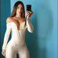 Enterizo Chanel Crema
